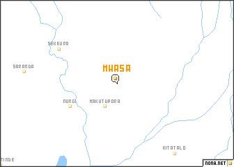 map of Mwasa
