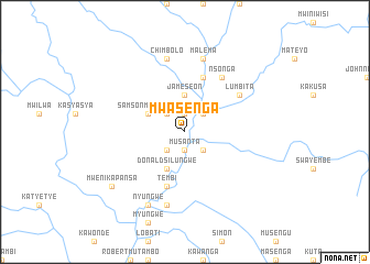 map of Mwasenga