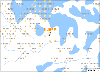 map of Mwase