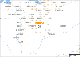 map of Mwase