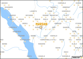 map of Mwasha