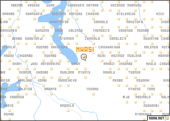 map of Mwasi