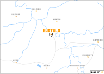 map of Mwatula