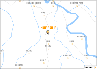 map of Mwebale