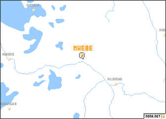 map of Mwebe