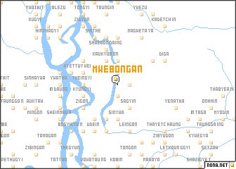 map of Mwebongan