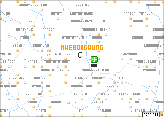 map of Mwebongaung