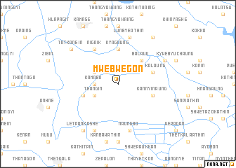 map of Mwebwegon