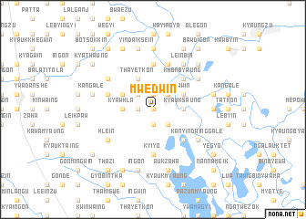 map of Mwedwin