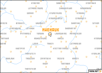 map of Mwehauk