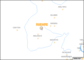 map of Mwehpe