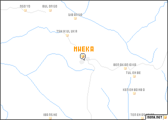 map of Mweka