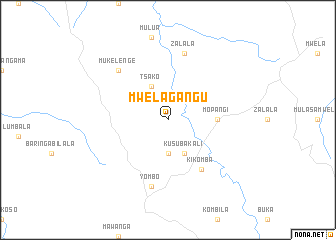 map of Mwela-Gangu