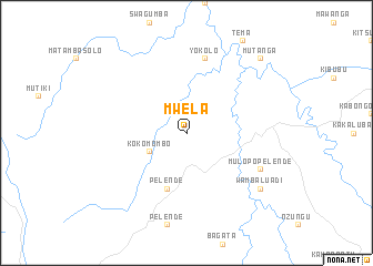 map of Mwela