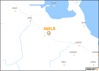 map of Mwela