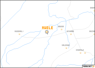 map of Mwele