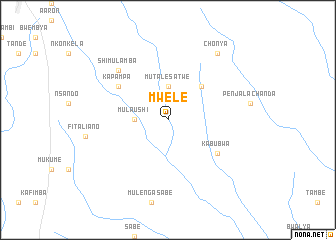 map of Mwele