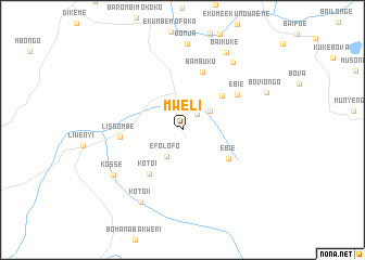 map of Mweli