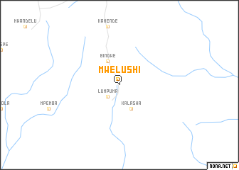 map of Mwelushi