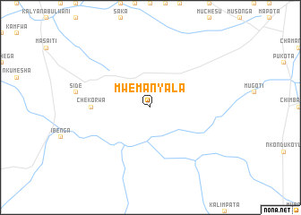 map of Mwema Nyala
