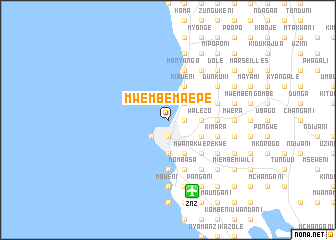 map of Mwembe Maepe