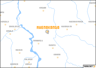 map of Mwena-Kanda