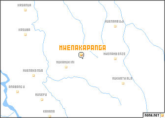 map of Mwena-Kapanga