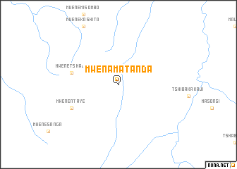 map of Mwena-Matanda