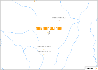 map of Mwena-Molimba