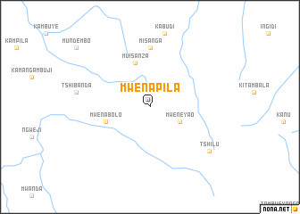 map of Mwena-Pila