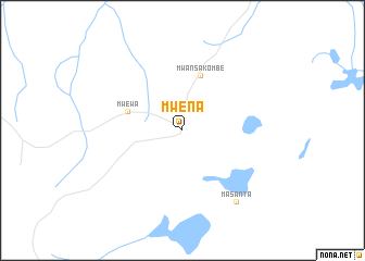 map of Mwena