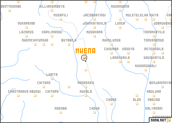 map of Mwena
