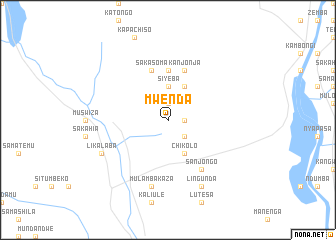 map of Mwenda