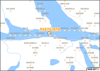 map of Mwendiana