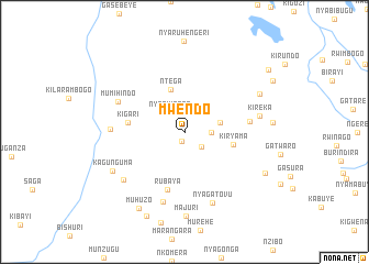 map of Mwendo