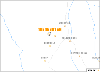 map of Mwene-Butshi