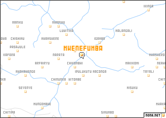 map of Mwenefumba