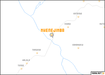 map of Mwene-Jimba