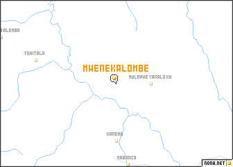 map of Mwene-Kalombe