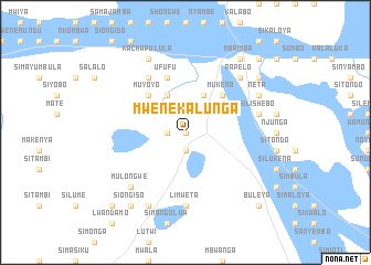 map of Mwenekalunga