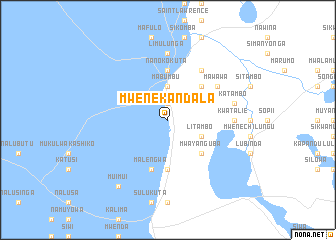 map of Mwenekandala