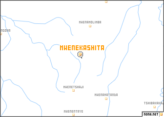 map of Mwene-Kashita