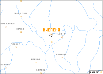 map of Mweneka