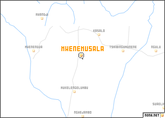 map of Mwene-Musala