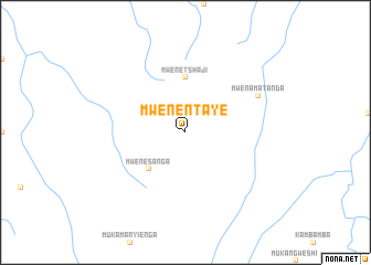 map of Mwene-Ntaye