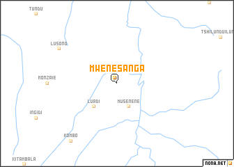 map of Mwene-Sanga