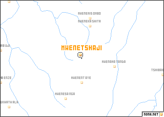 map of Mwene-Tshaji