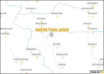 map of Mwene-Tshilunda