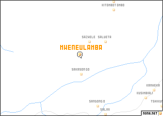 map of Mwene-Ulamba