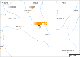 map of Mwene-Yao